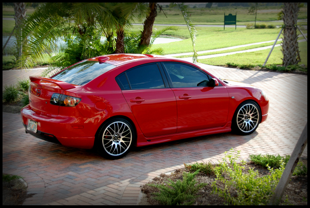 photo 4 Mazda Mazda3 custom wheels Tenzo Type M 18x8.0, ET +45, tire size 225/40 R18. x ET 