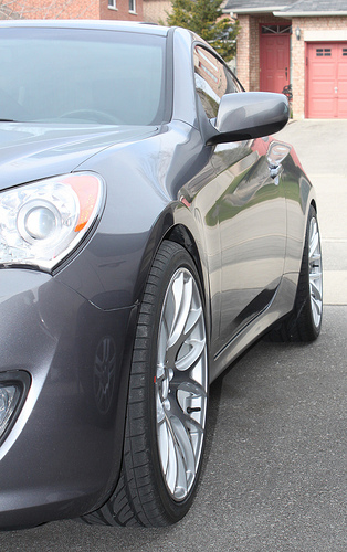 photo 1 Hyundai Genesis custom wheels 19x8.5, ET +15, tire size 245/35 R19. 19x9.5 ET+20 275/35 R19