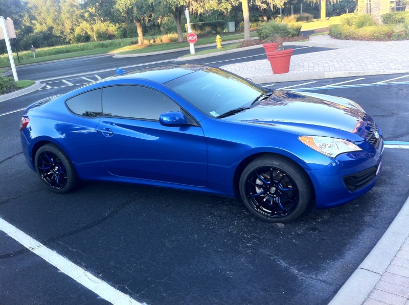 photo 1 Hyundai Genesis custom wheels   18x9.0, ET , tire size 245/ R18. 18x10.0 ET 285/ R18