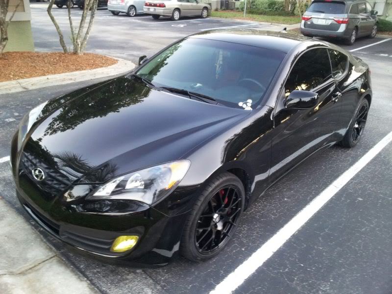 photo 1 Hyundai Genesis custom wheels Enkei Raijin 18x8.5, ET , tire size 235/40 R18. 18x9.5 ET 275/35 R18