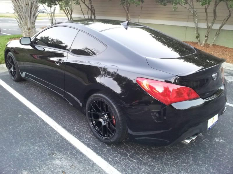 photo 2 Hyundai Genesis custom wheels Enkei Raijin 18x8.5, ET , tire size 235/40 R18. 18x9.5 ET 275/35 R18
