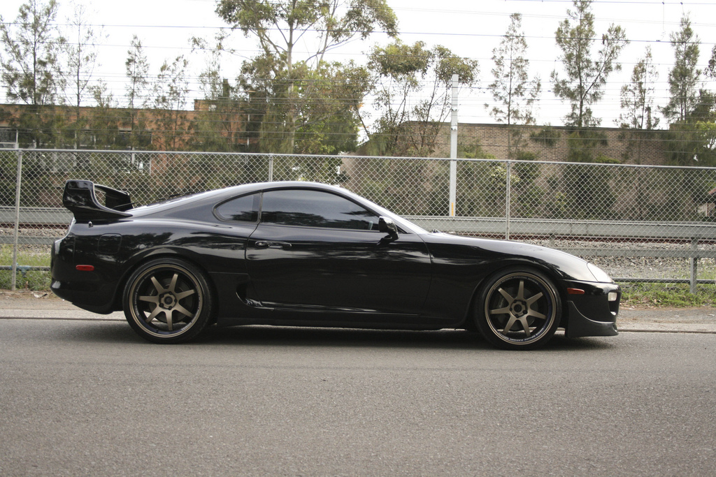photo 1 Toyota Supra custom wheels WedsSport SA-90 19x9.5, ET +20, tire size 235/35 R19. 19x10.5 ET+20 275/30 R19