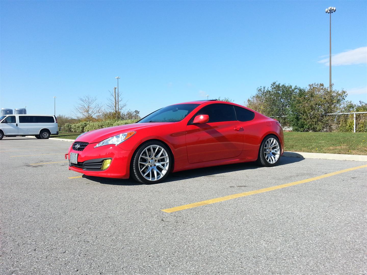 photo 3 Hyundai Genesis custom wheels Miro Type 111 19x8.5, ET +15, tire size 245/35 R19. 19x9.5 ET+20 275/35 R19