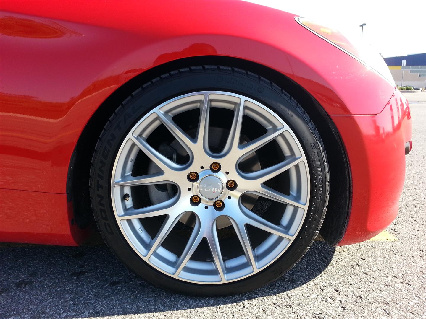 photo 1 Hyundai Genesis custom wheels Miro Type 111 19x8.5, ET +15, tire size 245/35 R19. 19x9.5 ET+20 275/35 R19