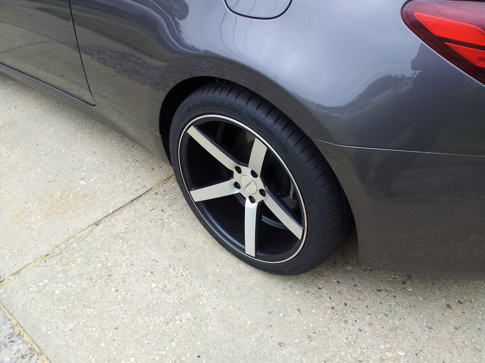 photo 1 Hyundai Genesis custom wheels Vossen CV3  19x8.5, ET +15, tire size 245/35 R19. 19x10.0 ET+20 275/35 R19