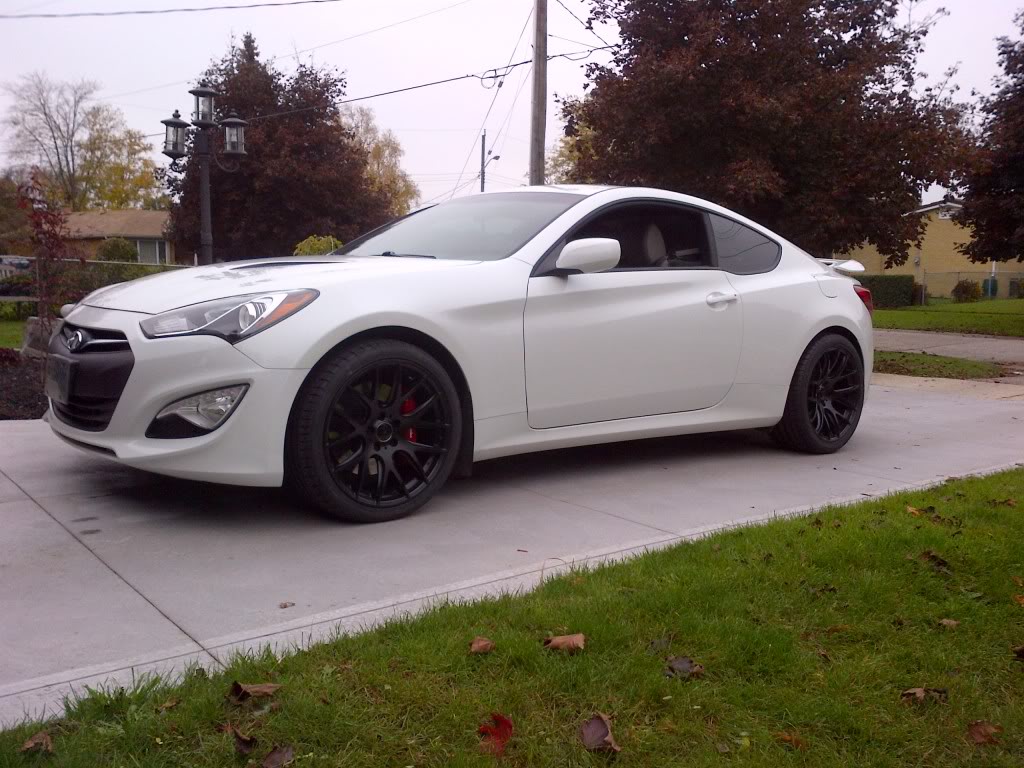 photo 2 Hyundai Genesis custom wheels DAI DW48 19x8.5, ET +15, tire size 245/35 R19. 19x9.5 ET+20 275/35 R19