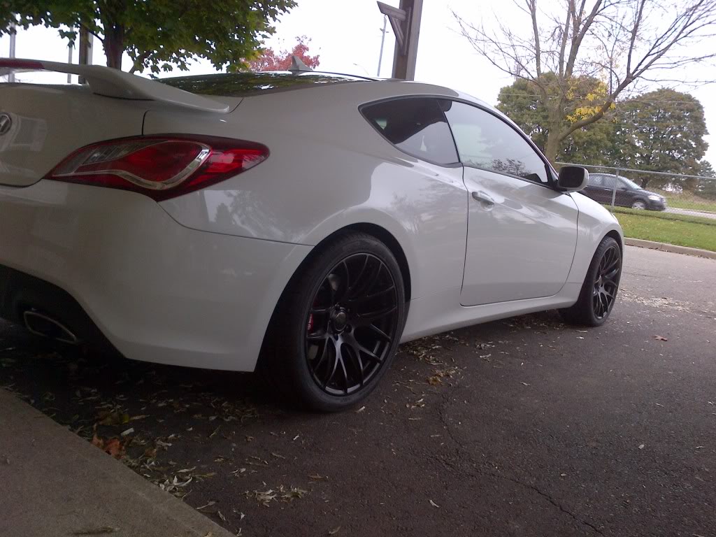 photo 7 Hyundai Genesis custom wheels DAI DW48 19x8.5, ET +15, tire size 245/35 R19. 19x9.5 ET+20 275/35 R19