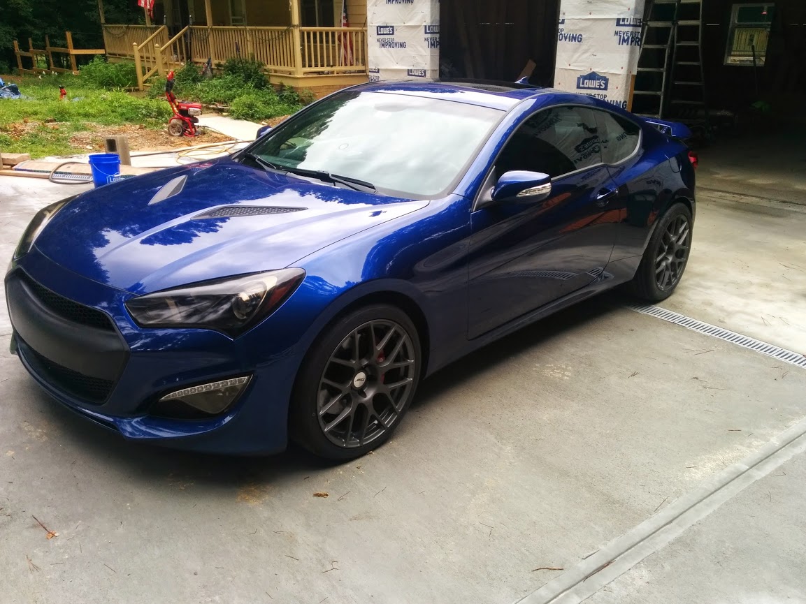 photo 1 Hyundai Genesis custom wheels TSW Nurburgring 19x8.5, ET +20, tire size 245/35 R19. 19x10.5 ET+27 285/35 R19