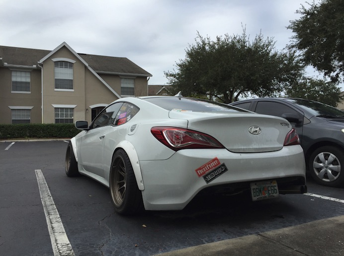 photo 2 Hyundai Genesis custom wheels   18x9.5, ET +41, tire size 265/35 R18. 18x11.0 ET+25 305/30 R18