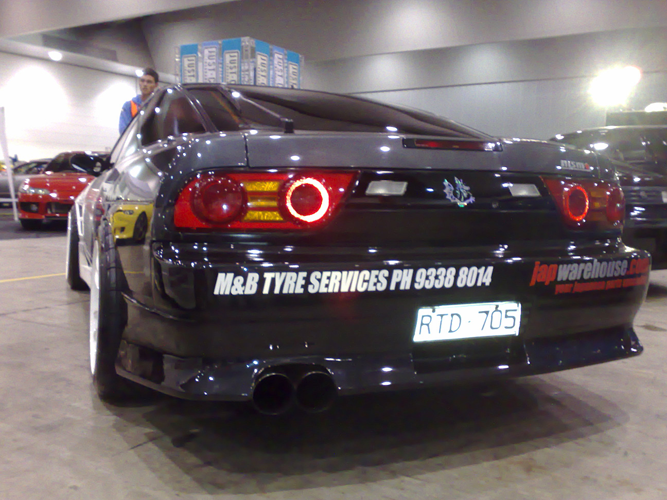 photo 2 Nissan S13 custom wheels Work Wheels Emotion 17x9.0, ET -13, tire size 215/40 R17. 17x9.0 ET-3 235/45 R17