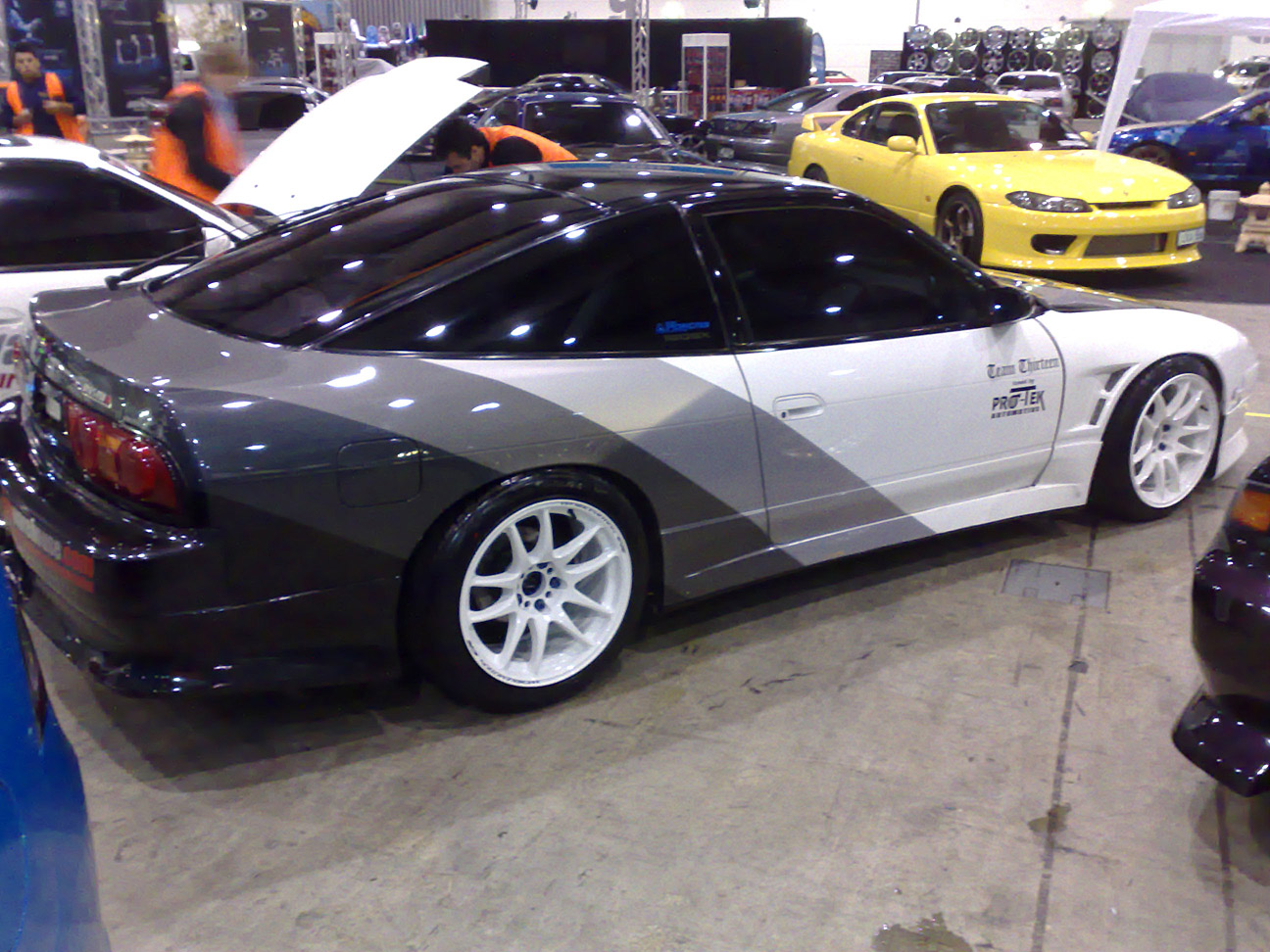 photo 4 Nissan S13 custom wheels Work Wheels Emotion 17x9.0, ET -13, tire size 215/40 R17. 17x9.0 ET-3 235/45 R17