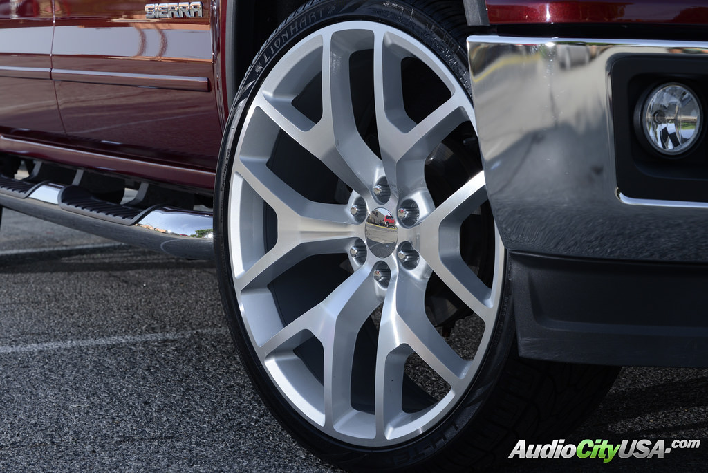 photo 1 GMC Sierra 1500 custom wheels Sierra Replica 26x10.0, ET , tire size 305/30 R26. x ET 
