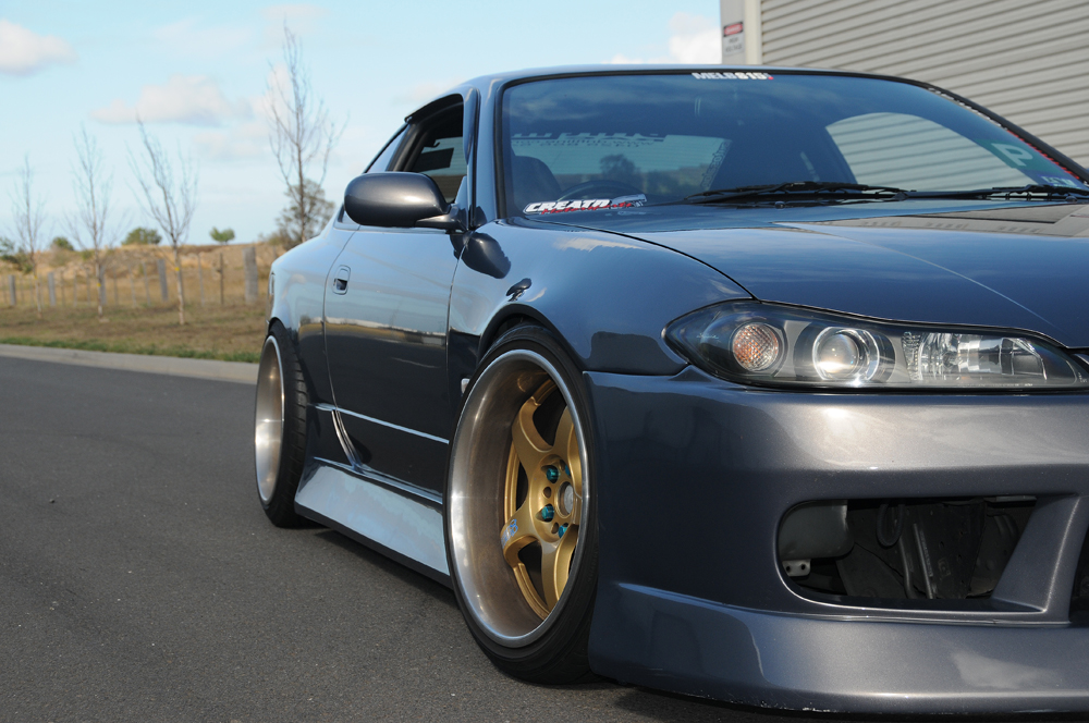 photo 9 Nissan S15 custom wheels Rays Engineering Gram Lights 57Pro 18x9.0, ET 0, tire size 225/40 R18. 18x10.0 ET0 235/40 R18
