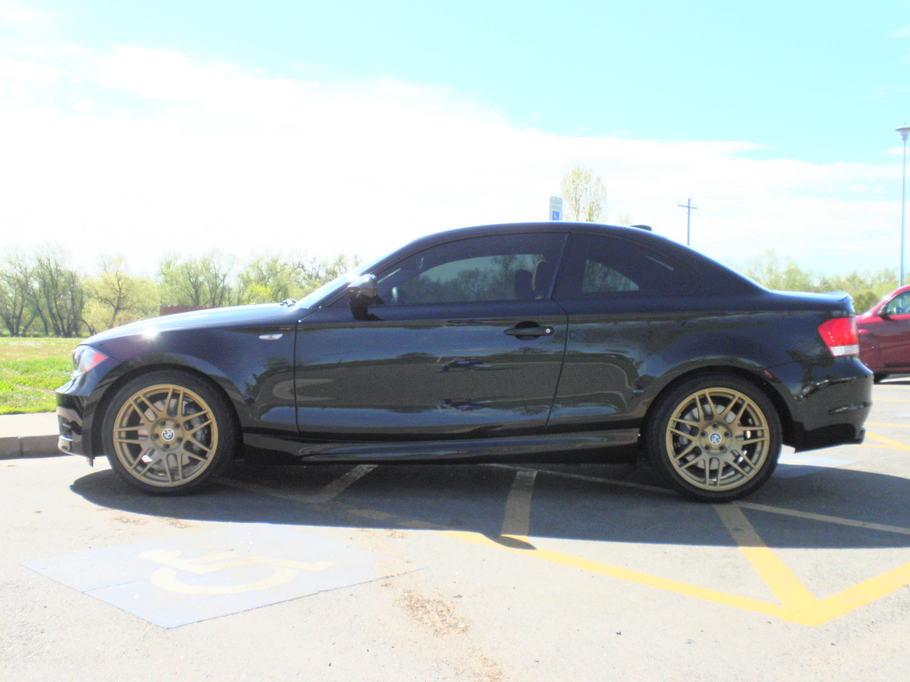 photo 2 BMW  135 custom wheels Forgestar  18x8.5, ET +40, tire size 245/35 R18. 18x9.5 ET+60 275/35 R18