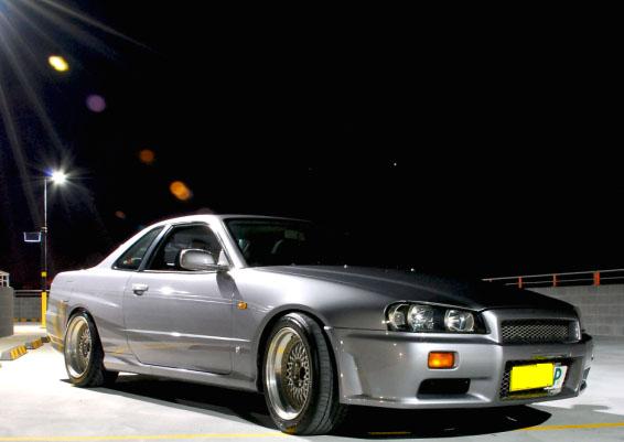 photo 1 Nissan R31-R34 Skyline 2dr custom wheels Weds Professor Mesh 17x8.0, ET +15, tire size 225/45 R17. 17x9.0 ET+17 235/45 R17