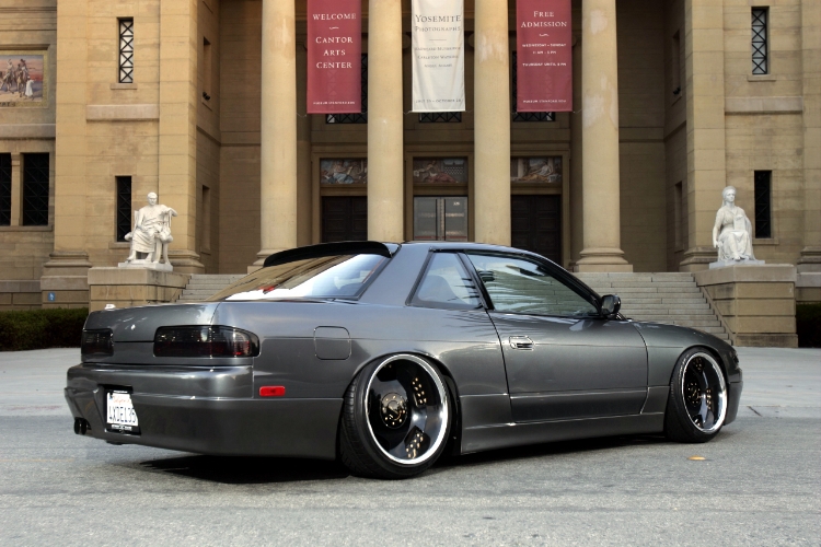 photo 8 Nissan S13 custom wheels Work Wheels Euroline DH 18x9.0, ET +2, tire size 215/40 R18. 18x10.0 ET-7 225/40 R18