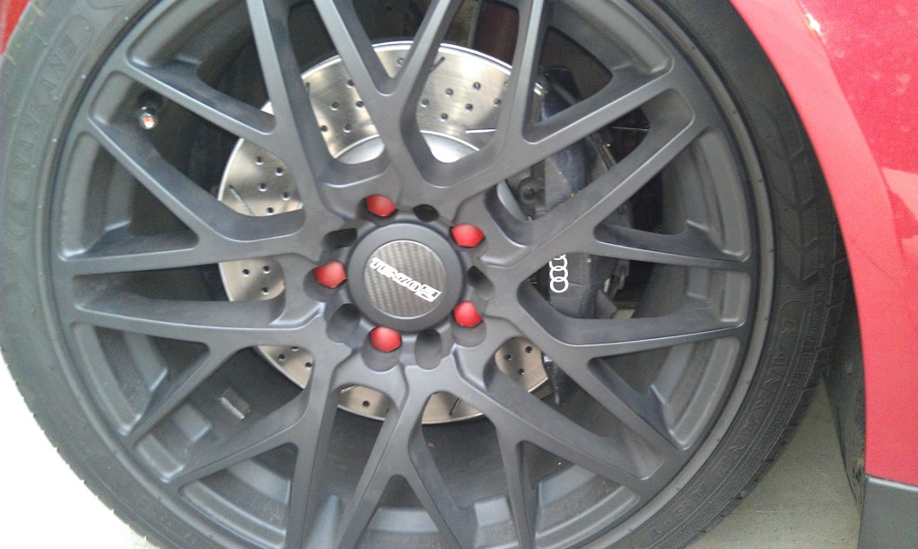 photo 1 Audi A4 custom wheels Tenzo R 18x8.0, ET +38, tire size 235/40 R18. x ET