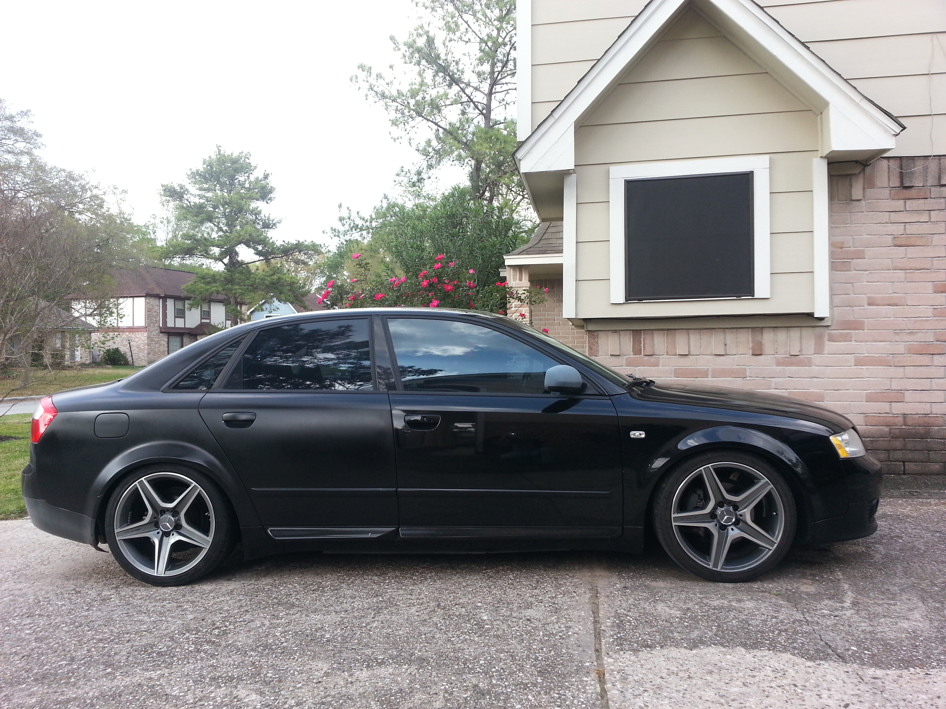 photo 1 Audi A4 custom wheels Mercedes C63 AMG  18x8.5, ET +45, tire size 225/40 R18. 18x9.5 ET+54 255/35 R18