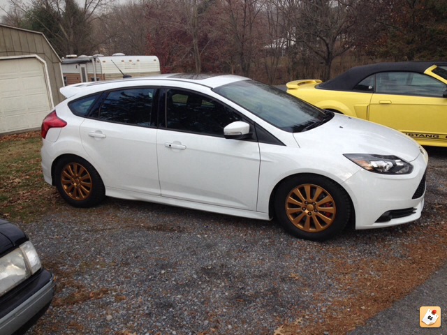 photo 1 Ford Focus ST custom wheels Volvo  S40  16x6.5, ET +43, tire size 205/60 R16. x ET 