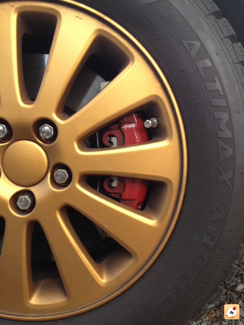 photo 2 Ford Focus ST custom wheels Volvo  S40  16x6.5, ET +43, tire size 205/60 R16. x ET 