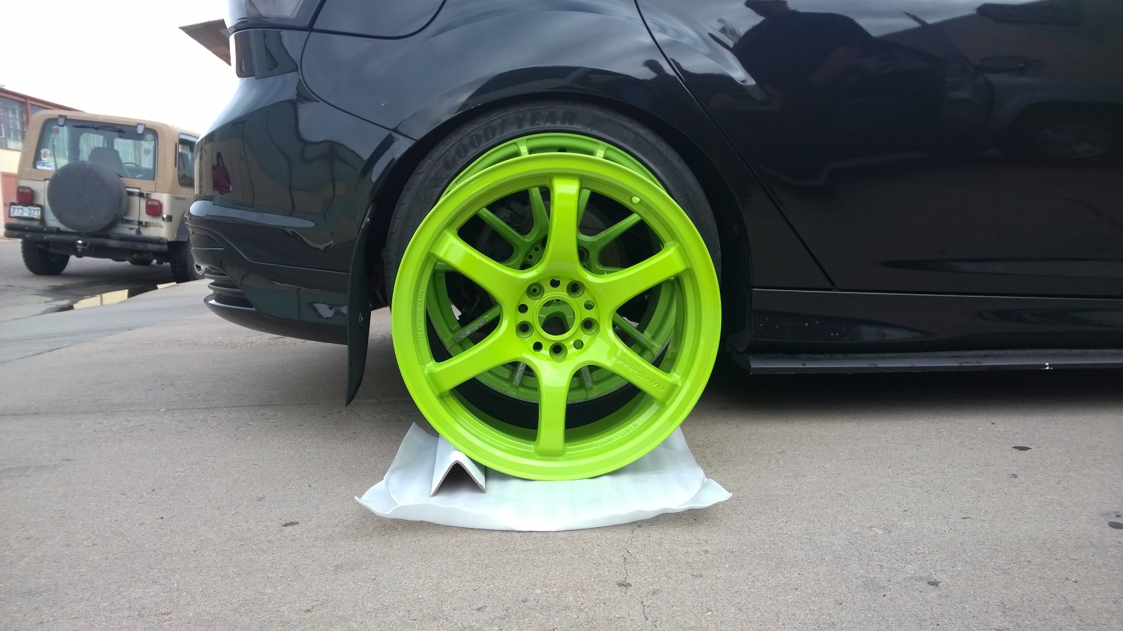 photo 1 Ford Focus ST custom wheels Gram Light 57DR 18x8.5, ET +38, tire size 255/35 R18. x ET 