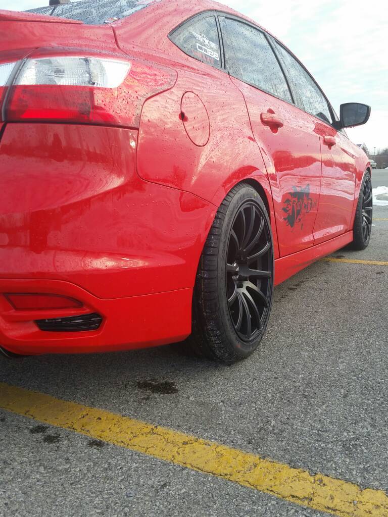 photo 4 Ford Focus ST custom wheels Styluz M575  18x8.0, ET +40, tire size 225/40 R18. 18x9.0 ET+42 245/40 R18