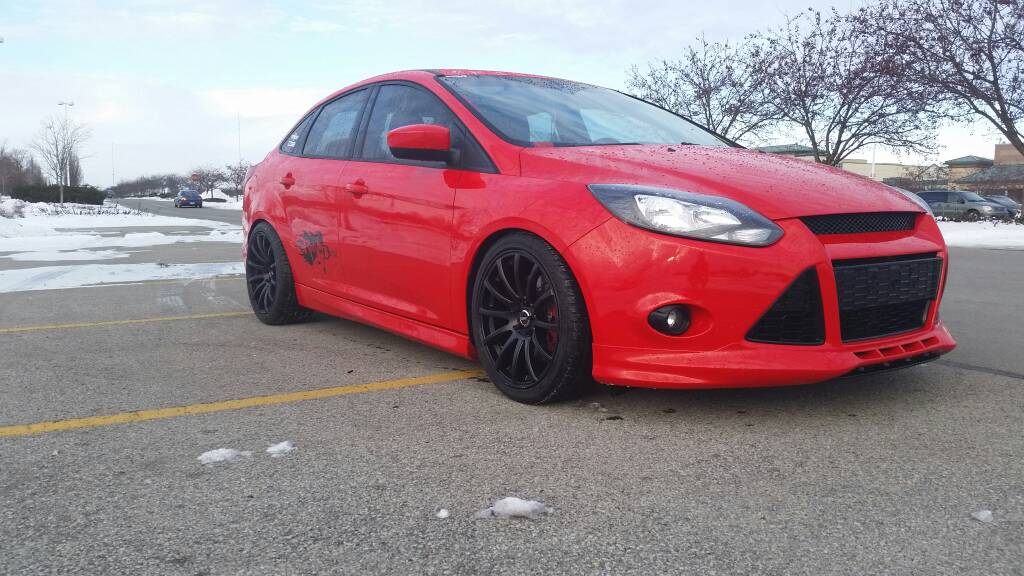 photo 3 Ford Focus ST custom wheels Styluz M575  18x8.0, ET +40, tire size 225/40 R18. 18x9.0 ET+42 245/40 R18