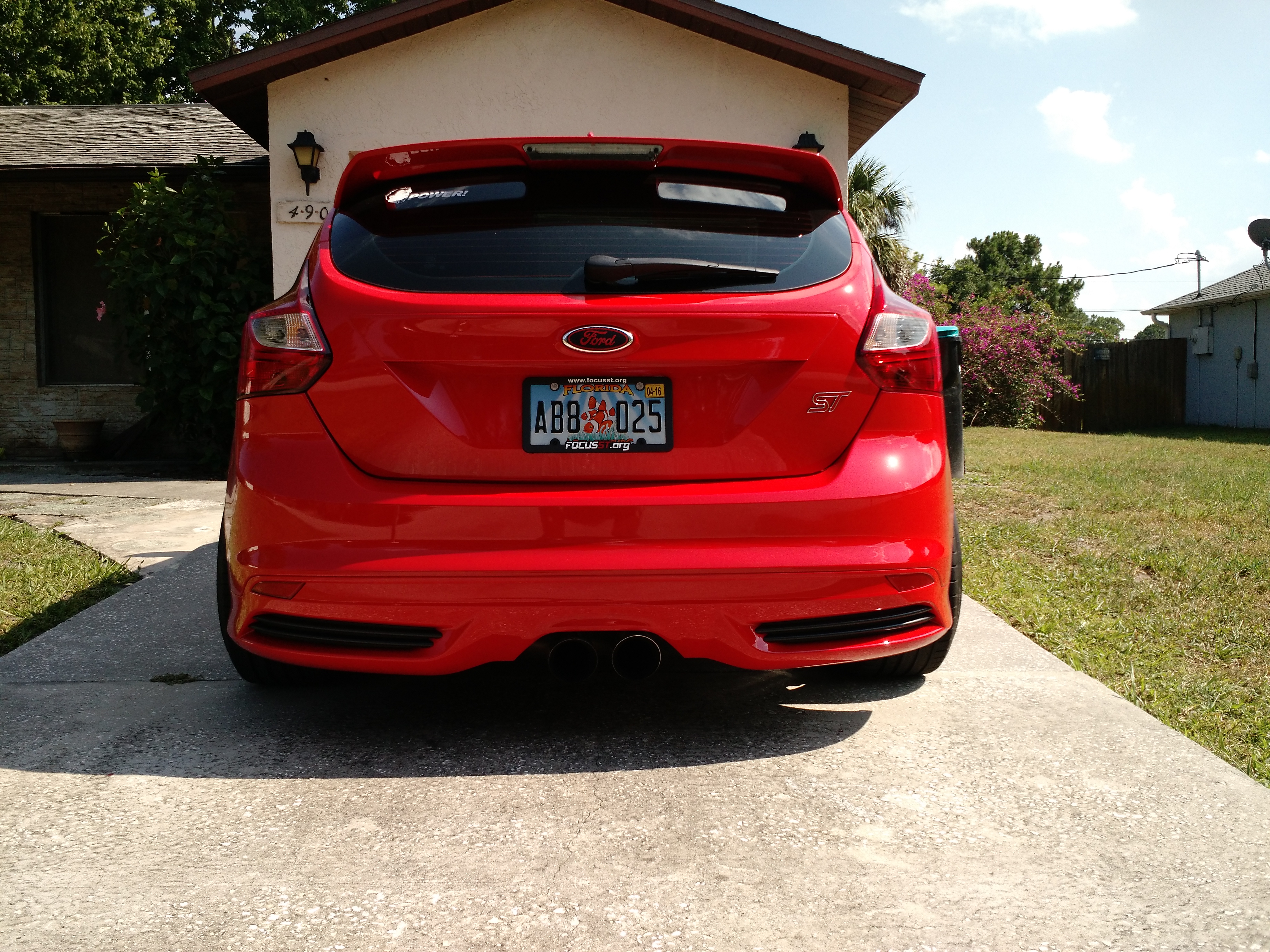 photo 2 Ford Focus ST custom wheels Work Emotion CR Ultimate 18x9.5, ET +38, tire size X R18. x ET