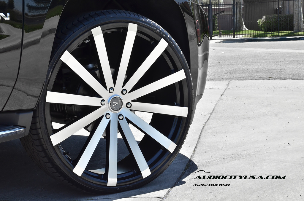 photo 1 GMC Yukon custom wheels Velocity VW 12 28x10.0, ET , tire size 295/25 R28. x ET 