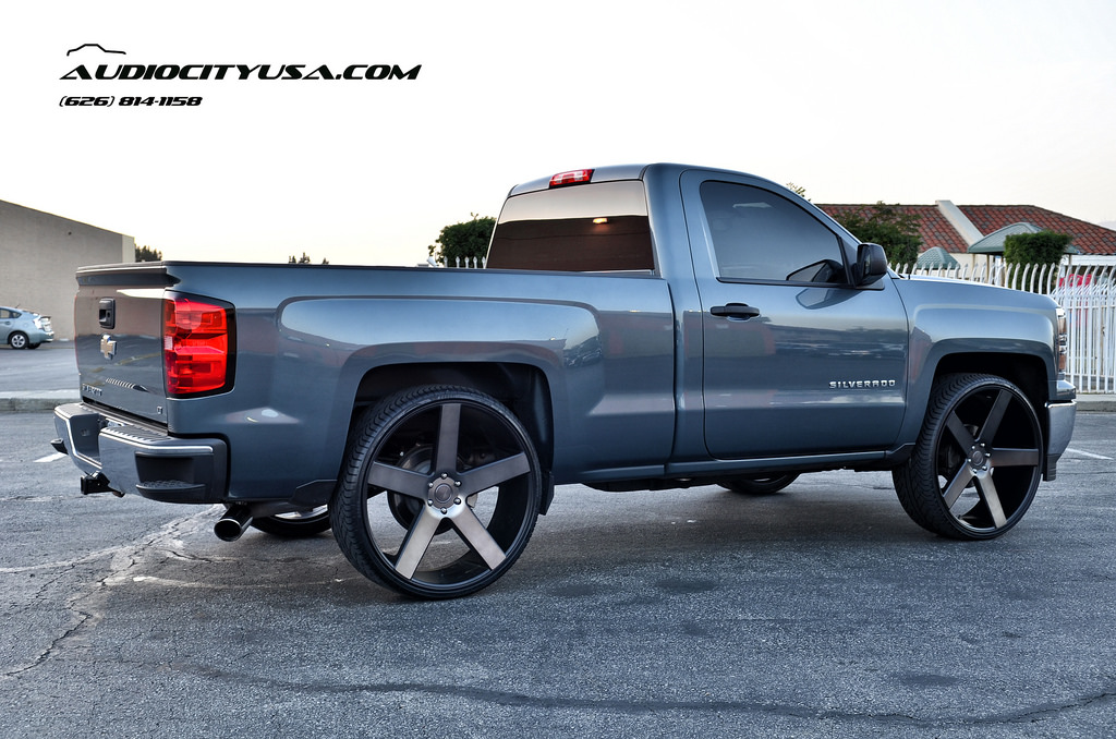 photo 2 Chevrolet Silverado 1500 custom wheels DUB Baller 28x10.0, ET , tire size 295/25 R28. x ET