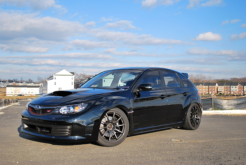 photo 1 Subaru Impreza WRX STi custom wheels YOKOHAMA ORIGINAL WHEEL DESIGN Advan RS 18x9.0, ET +29, tire size 245/40 R18. x ET 