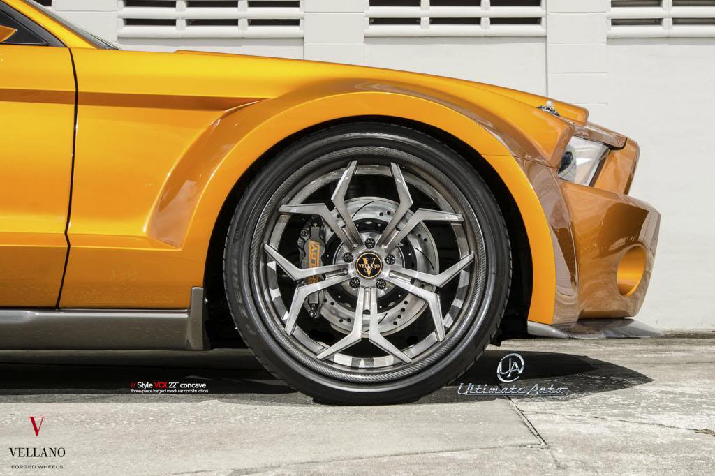 photo 3 Ford Shelby GT500 custom wheels VELLANO VCX  21x10.0, ET , tire size 285/30 R21. 22x13.0 ET 335/25 R22