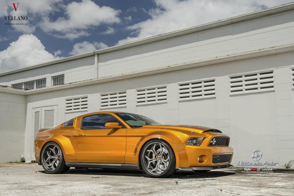 photo 4 Ford Shelby GT500 custom wheels VELLANO VCX  21x10.0, ET , tire size 285/30 R21. 22x13.0 ET 335/25 R22