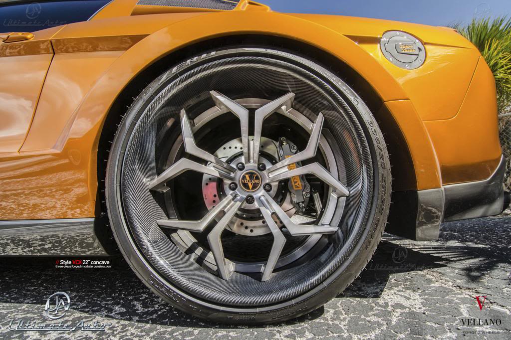 photo 5 Ford Shelby GT500 custom wheels VELLANO VCX  21x10.0, ET , tire size 285/30 R21. 22x13.0 ET 335/25 R22