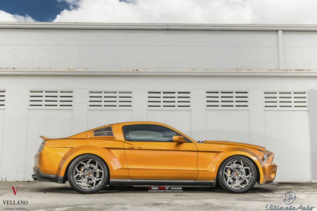 photo 7 Ford Shelby GT500 custom wheels VELLANO VCX  21x10.0, ET , tire size 285/30 R21. 22x13.0 ET 335/25 R22
