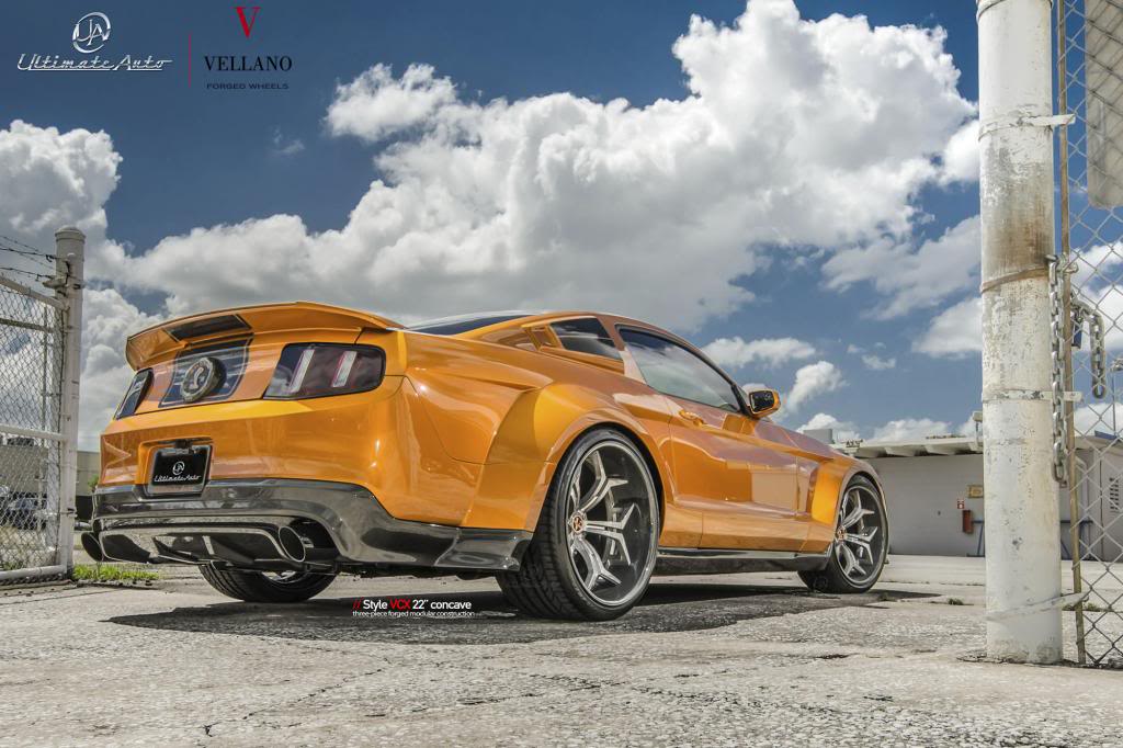 photo 10 Ford Shelby GT500 custom wheels VELLANO VCX  21x10.0, ET , tire size 285/30 R21. 22x13.0 ET 335/25 R22