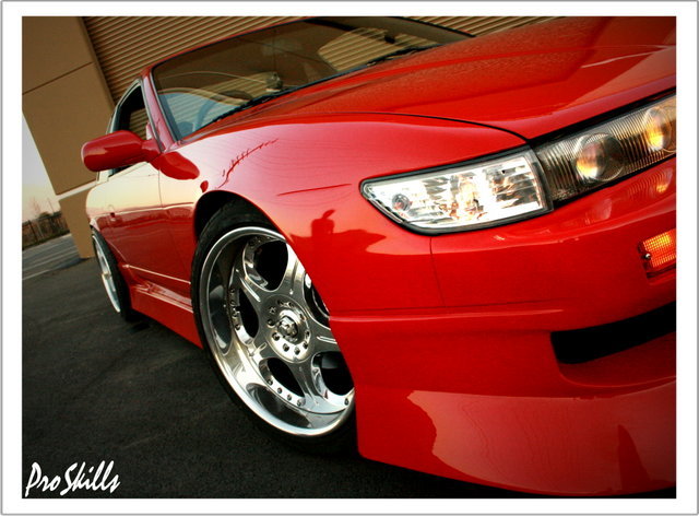 photo 5 Nissan S13 custom wheels Veilside Andrew Dish 18x9.0, ET +7, tire size 225/45 R18. 18x10.0 ET-3 235/45 R18