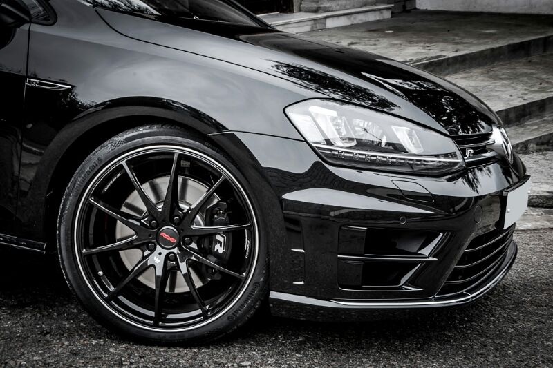 photo 1 Volkswagen Golf GTI custom wheels VOLK RACING G25 19x8.0, ET +48, tire size X R19. x ET