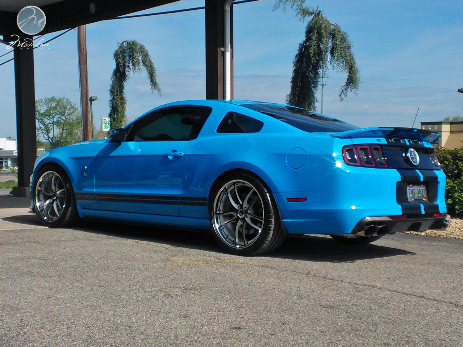 photo 2 Ford Shelby GT500 custom wheels Modulare M30 20x9.5, ET , tire size X R20. 21x10.5 ET