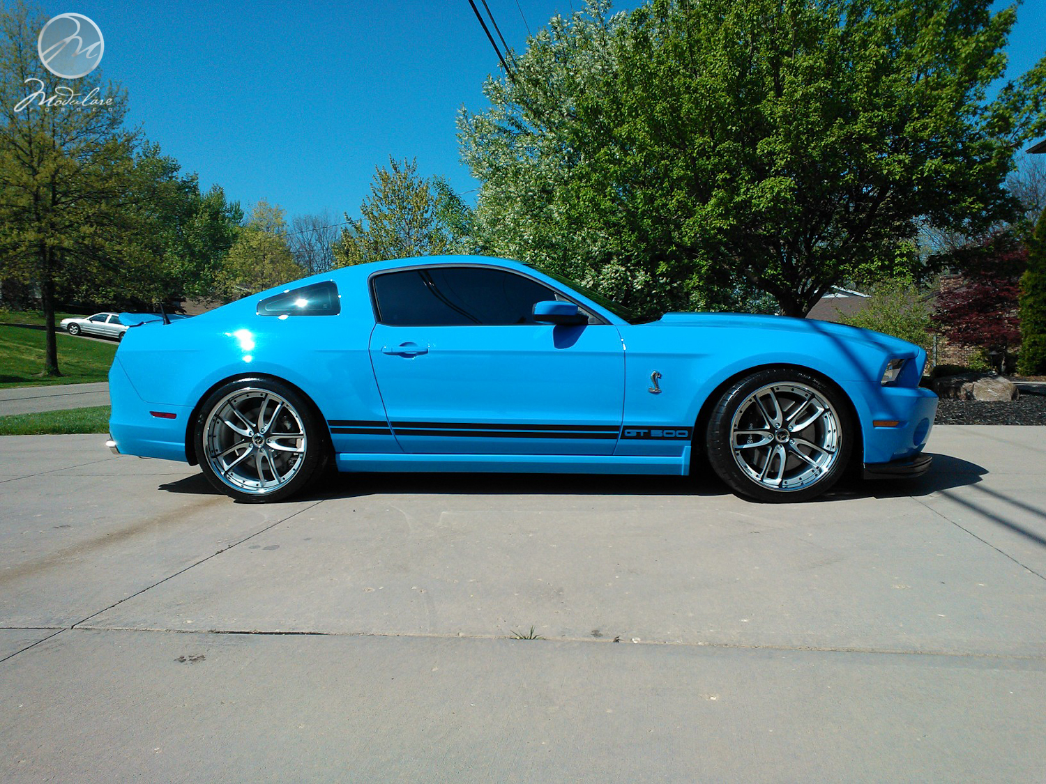 photo 3 Ford Shelby GT500 custom wheels Modulare M30 20x9.5, ET , tire size X R20. 21x10.5 ET