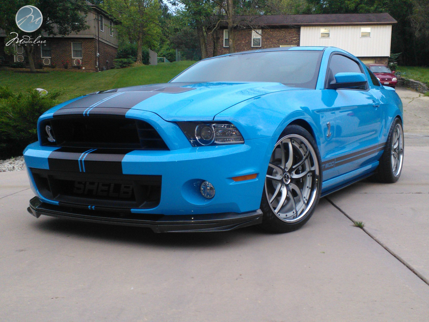 photo 1 Ford Shelby GT500 custom wheels Modulare M30 20x9.5, ET , tire size X R20. 21x10.5 ET
