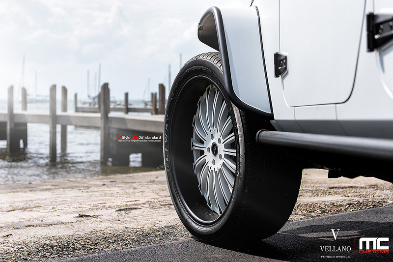 photo 3 Jeep Wrangler Unlimited custom wheels Vellano VTC 26x, ET , tire size X R26. x ET 