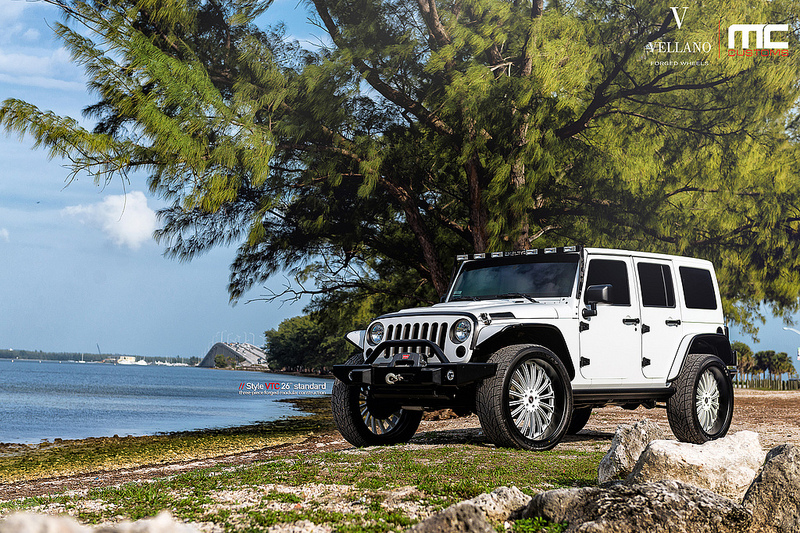 photo 5 Jeep Wrangler Unlimited custom wheels Vellano VTC 26x, ET , tire size X R26. x ET 