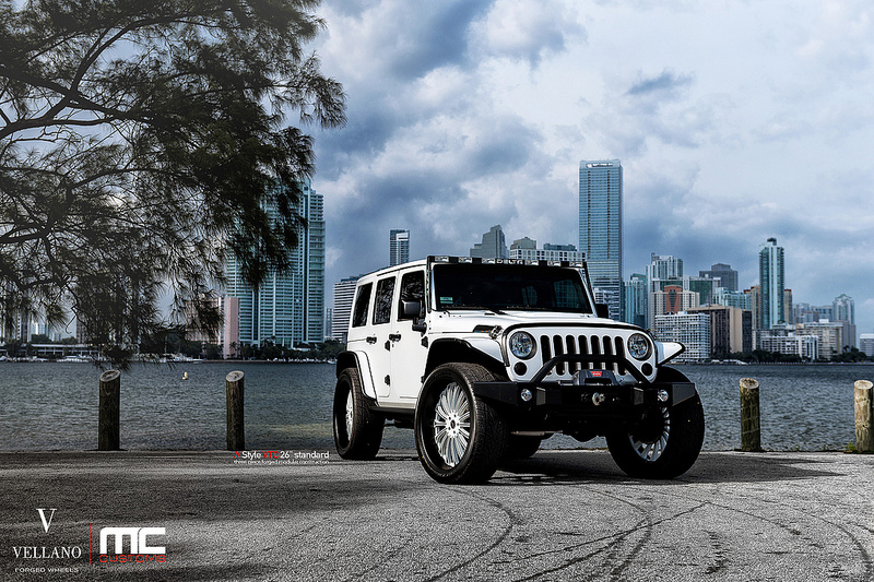 photo 6 Jeep Wrangler Unlimited custom wheels Vellano VTC 26x, ET , tire size X R26. x ET 