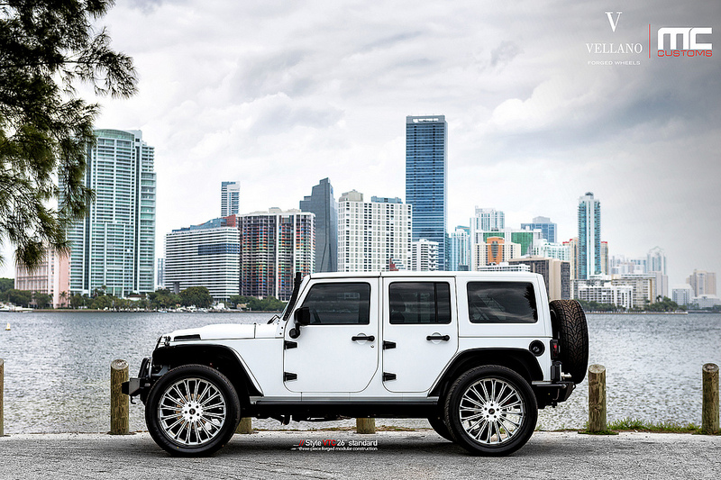 photo 13 Jeep Wrangler Unlimited custom wheels Vellano VTC 26x, ET , tire size X R26. x ET 