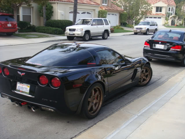 photo 4 Chevrolet Corvette custom wheels Volk TE37 18x9.5, ET +35, tire size X R18. 19x12.0 ET+57 