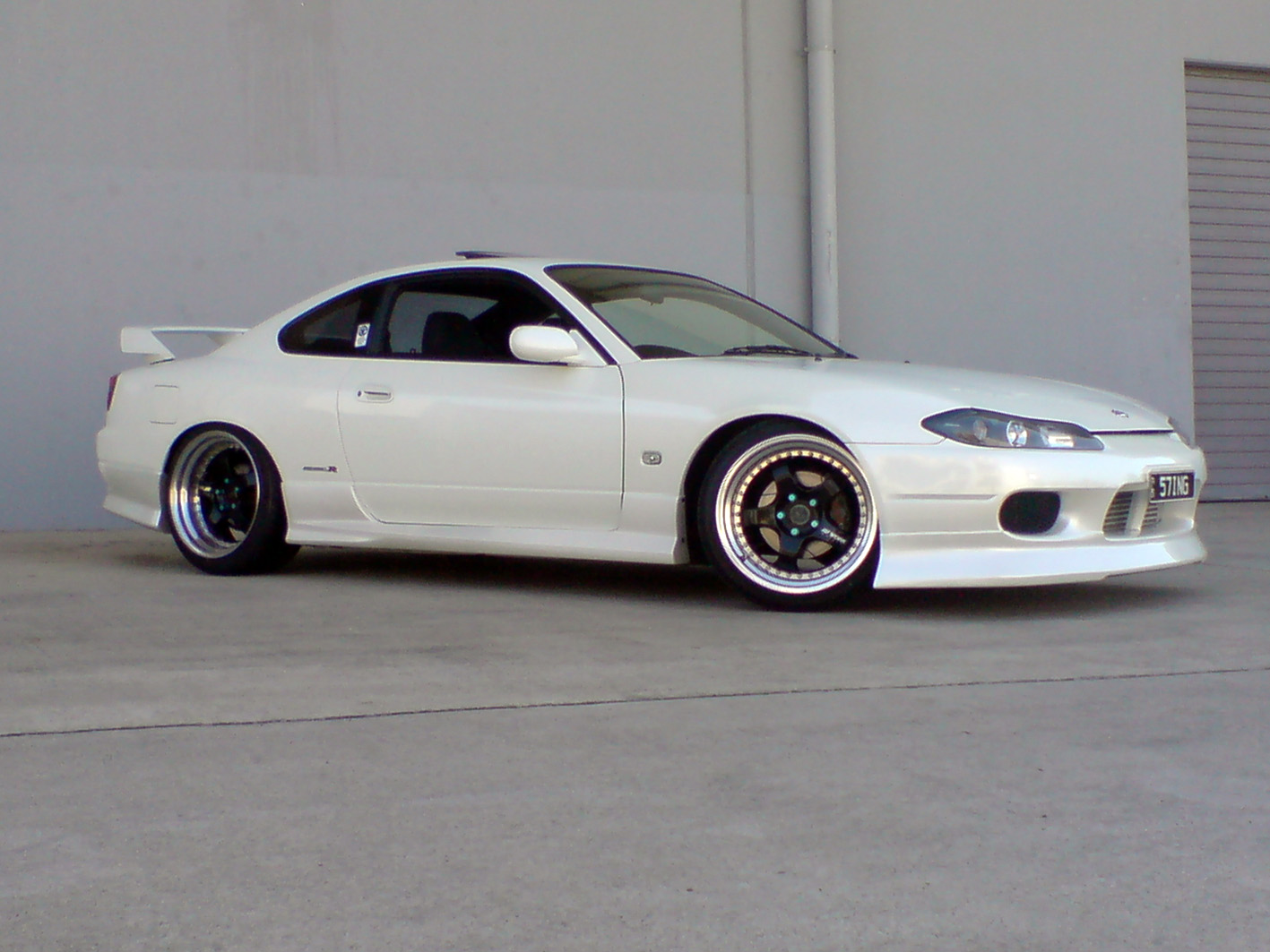 photo 2 Nissan S15 custom wheels Work Meister S1 3Pc 18x8.5, ET +24, tire size 215/30 R18. 18x9.5 ET+30 235/30 R18