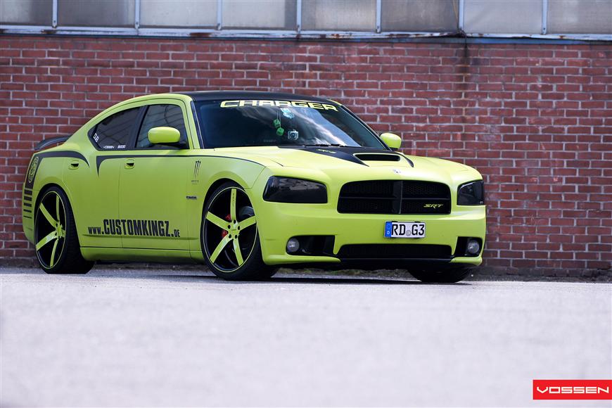 photo 2 Dodge Charger custom wheels Vossen CV3 22x, ET , tire size X R22. x ET