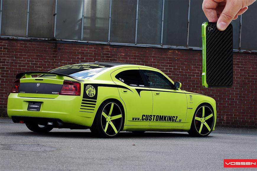 photo 4 Dodge Charger custom wheels Vossen CV3 22x, ET , tire size X R22. x ET
