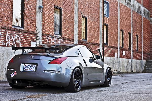 photo 7 Nissan 350Z custom wheels Rota Torque R 18x9.5, ET +20, tire size 255/35 R18. x ET 295/30 R